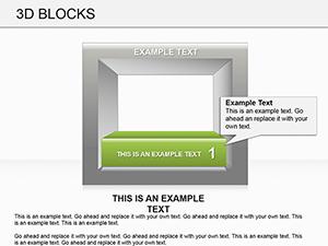 3D Blocks PowerPoint Diagrams