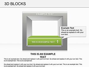 3D Blocks PowerPoint Diagrams: Downlaod PPTX