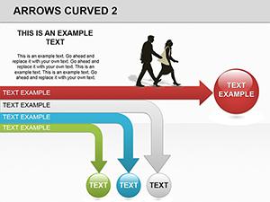 Arrows Curved PowerPoint diagrams Template