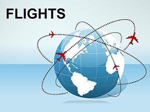 Flights PowerPoint Diagrams: Download PPTX