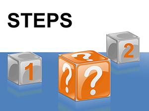 Steps PowerPoint diagrams - 3D, Business Models, Cubes