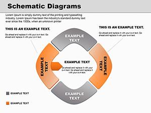 Schematic PowerPoint Diagrams Template: Download PPTX