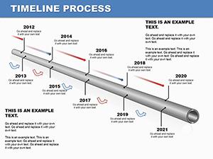 Timeline Process PowerPoint diagram