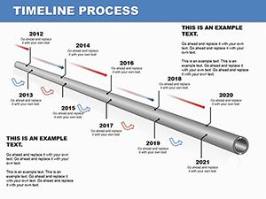 Timeline Process PowerPoint Diagrams: Download PPTX