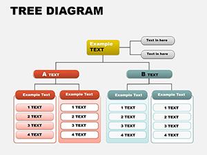Tree Organizational PowerPoint Diagrams