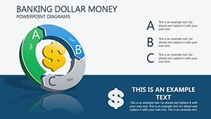 Banking Dollar Money PowerPoint diagram
