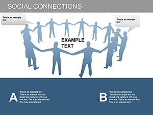 Social Network PowerPoint diagrams