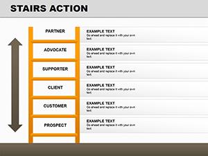 Stairs Action PowerPoint Diagrams: Download PPTX