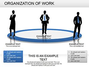 Organization of Work PowerPoint diagrams