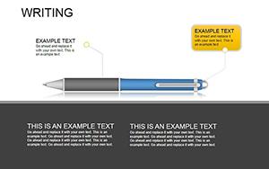 Tools Writing PowerPoint Diagram template