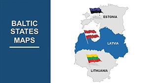 Baltic States PowerPoint Maps Template: Download PPT