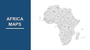 Africa Maps: PowerPoint Map of Africa Countries Template