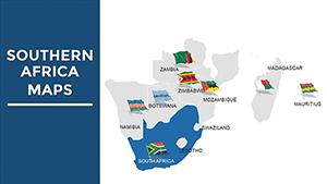 Map South Africa PowerPoint Maps Templates