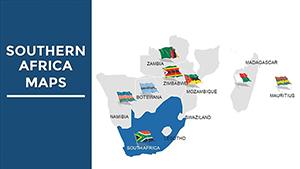 South Africa PowerPoint Maps Template for Presentation