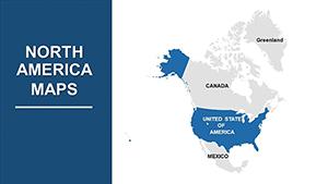 Editable North America PowerPoint Maps Template: Download PPT