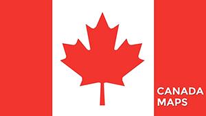 Map Canada: PowerPoint Canada Maps Templates