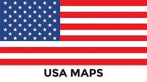 USA PowerPoint Map Template