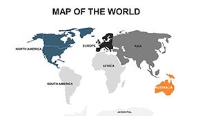 Editable World PowerPoint maps
