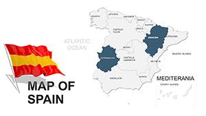 Editable Spain PowerPoint Maps Template: Download PPT