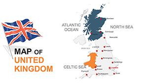 Editable United Kingdom PowerPoint Map