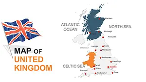 Editable United Kingdom PowerPoint Maps Template for Presentation
