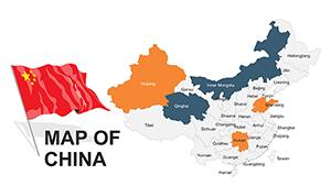 Editable China PowerPoint Maps - Download PPT Templates