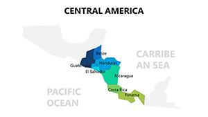 Complete Central America PowerPoint maps