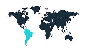 World Map PowerPoint Template with Continents: Download PPT