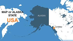 Alaska Counties PowerPoint maps