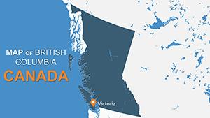 British Columbia PowerPoint maps