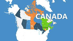 Canada Political PowerPoint maps