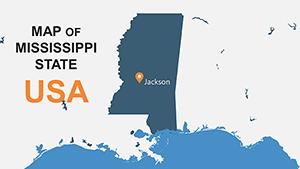 Mississippi PowerPoint maps