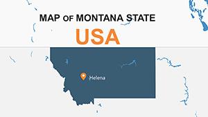 USA Montana PowerPoint map