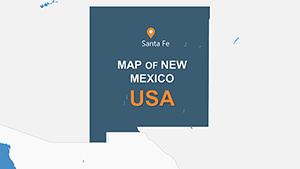 New Mexico USA PowerPoint Maps Template for Presentation