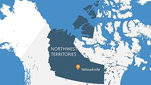 Northwest Territories Canada PowerPoint Maps Presentation