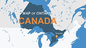 Ontario Canada PowerPoint maps
