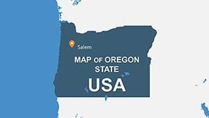 Oregon USA PowerPoint maps
