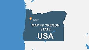 Oregon USA PowerPoint Maps Presentation: Download PPT