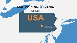 Editable Pennsylvania Maps PPT Template - Download Now