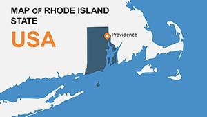 Rhode Island USA PowerPoint Maps Template
