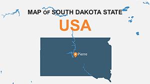 USA South Dakota PowerPoint Maps: Download PPT