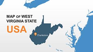 West Virginia USA PowerPoint maps