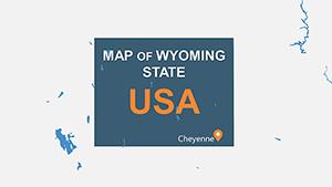 Wyoming USA PowerPoint maps
