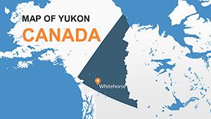 Yukon Canada PowerPoint maps