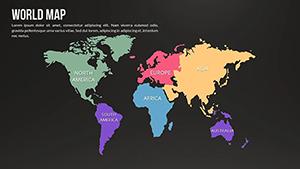 World Country PowerPoint Maps: Template for Presentation