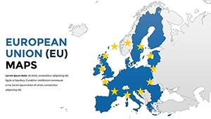 General Map of European Union, Countries PowerPoint Maps