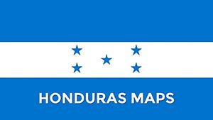 Honduras maps: PowerPoint Map of Honduras Template