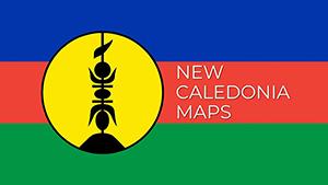 New Caledonia PowerPoint maps