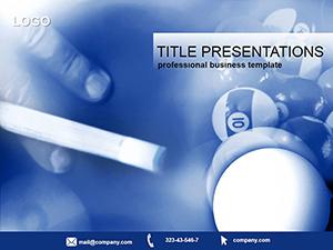 Billiards PowerPoint template Presentation