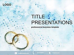 Wedding Rings PowerPoint Template Presentation